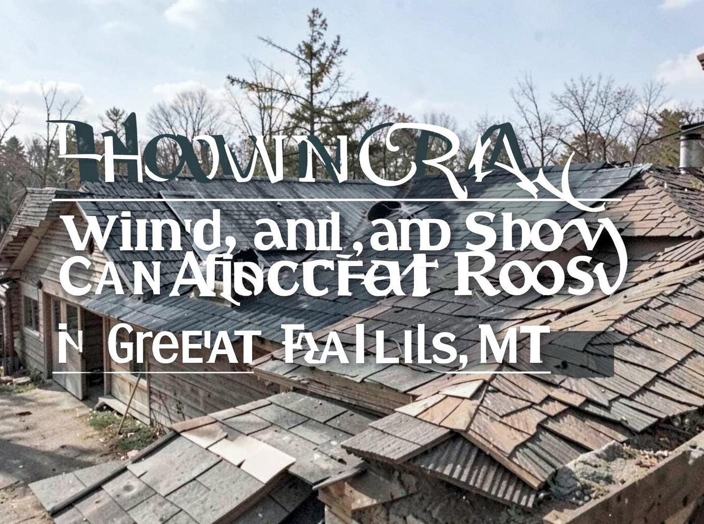 How Wind, Hail, and Snow Can Affect Roofs in Great Falls, MT